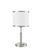 Franklite Polaris Table Lamp in Satin Nickel